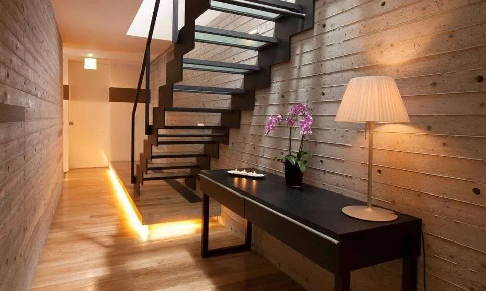 The Glass House Niseko stairs