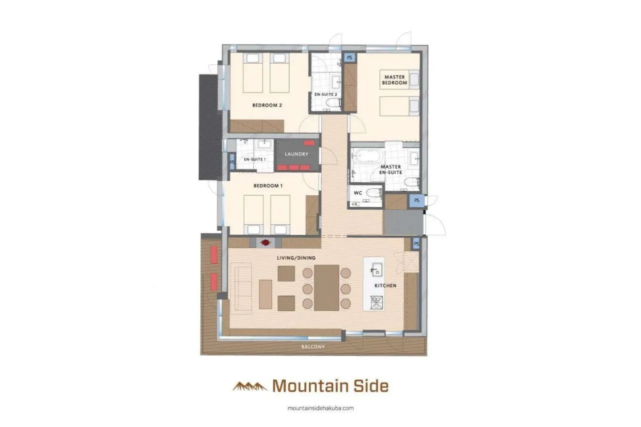 Mountainside 1st floorplan