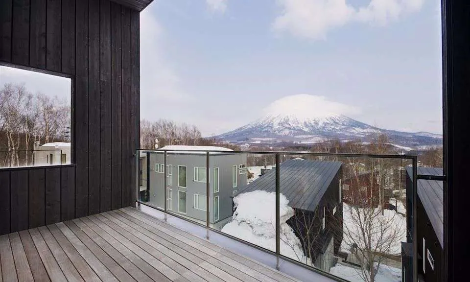 FOREST ESTATE NISEKO balcony with youtei view offering niseko deal