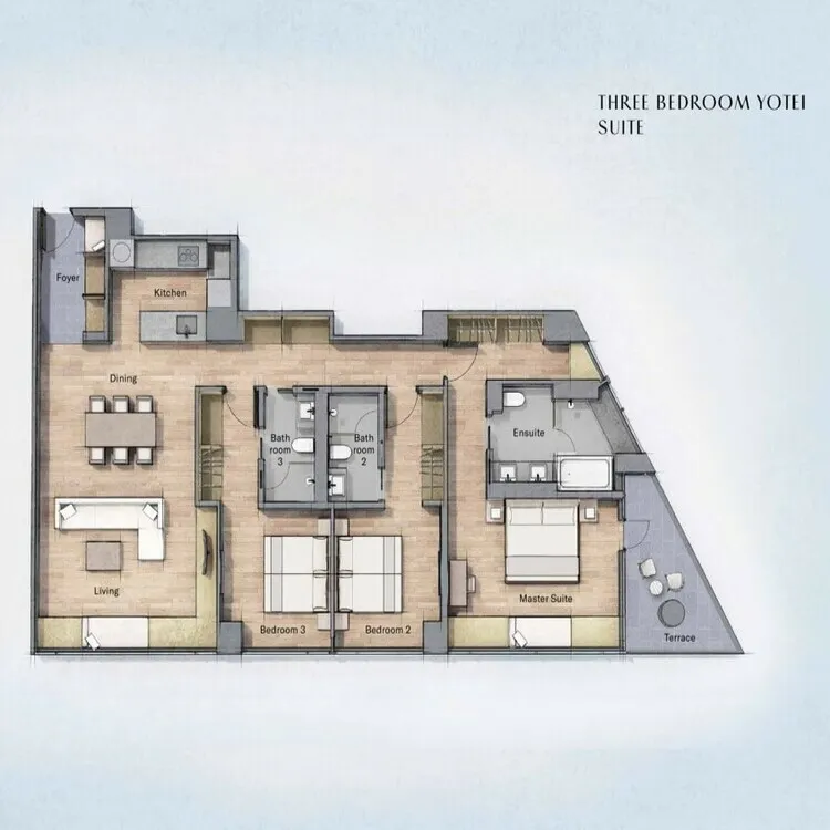 Three bedroom yotei suite