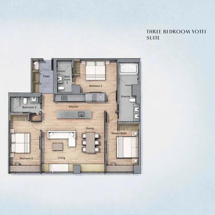Three bedroom yotei suite 2