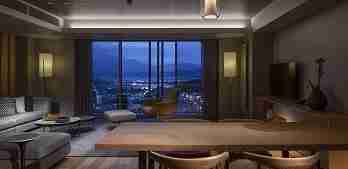view to ski resorts from fenix furano penthouse