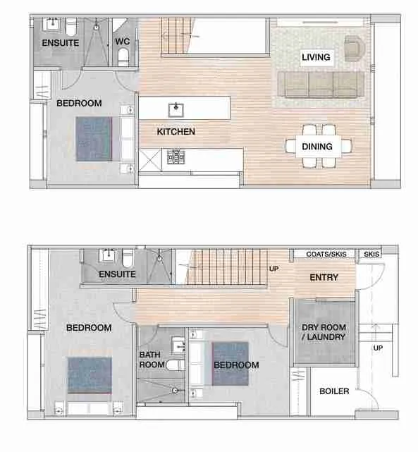 Chalet Herisson Floor plan