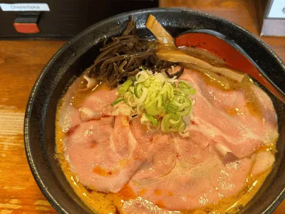 Tottsuan Ramen, one of Hakuba restaurants near Hakuba train station