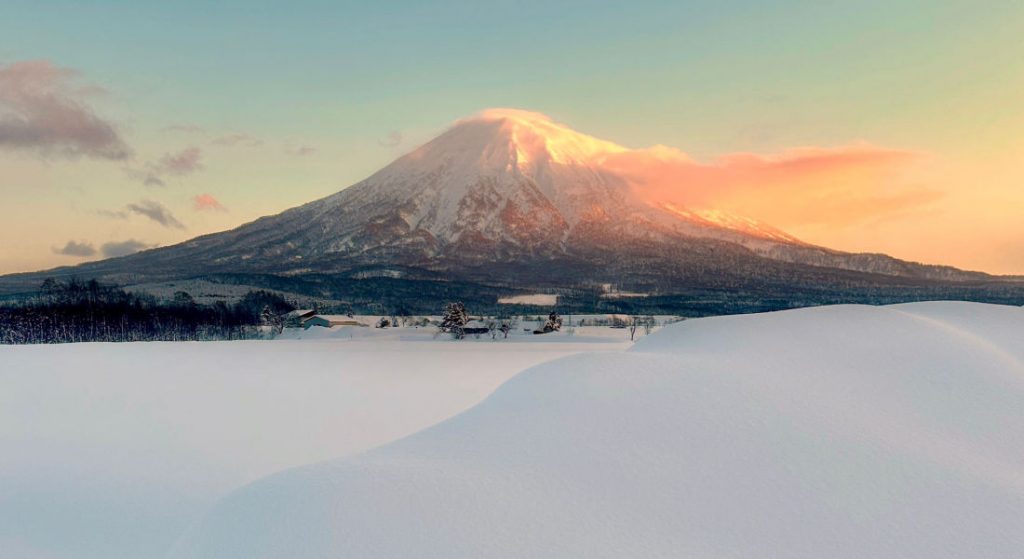 youtei sunset for niseko snow report