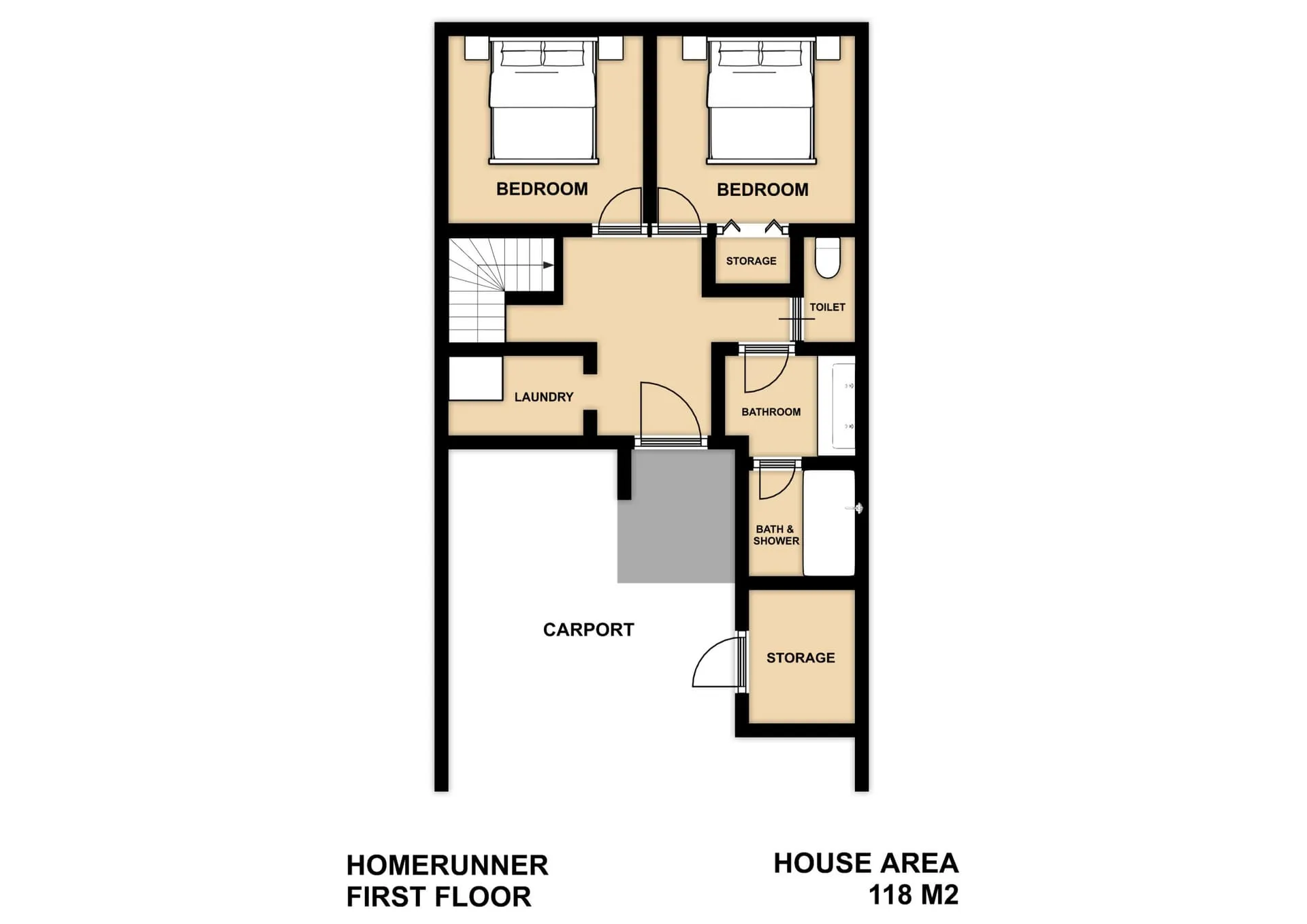 Homerunner First floor plan