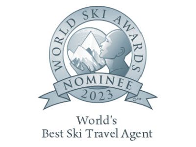 WORLD'S BEST SKI TRAVEL AGENT SHIELD