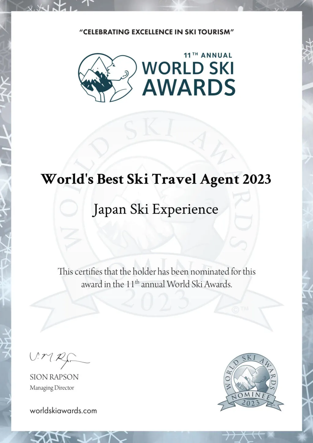 ski japan travel agent