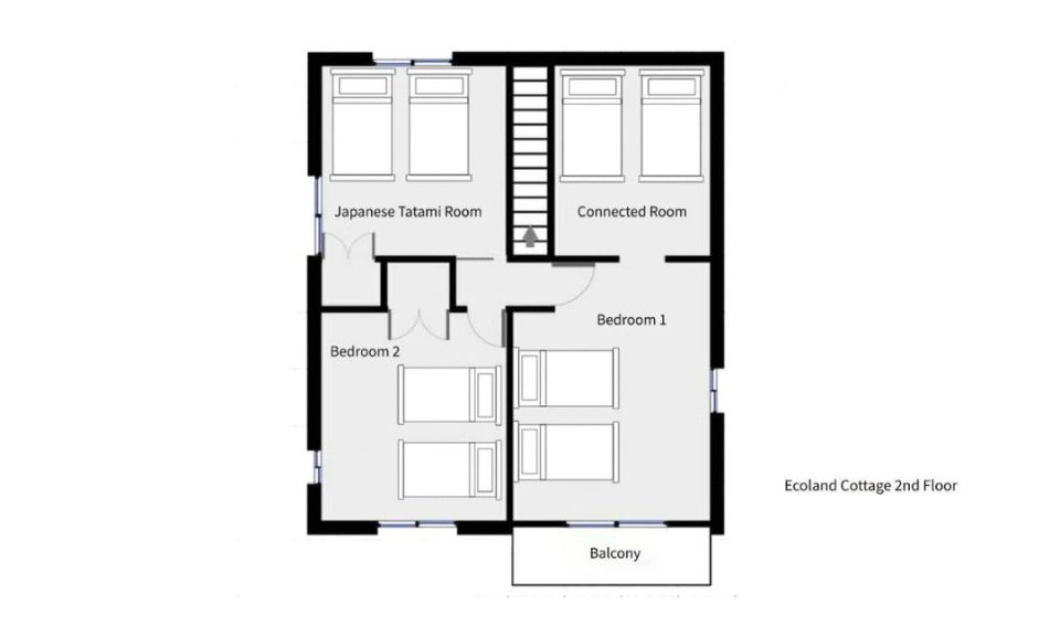 Hakuba Echoland Cottage Floorplan 2