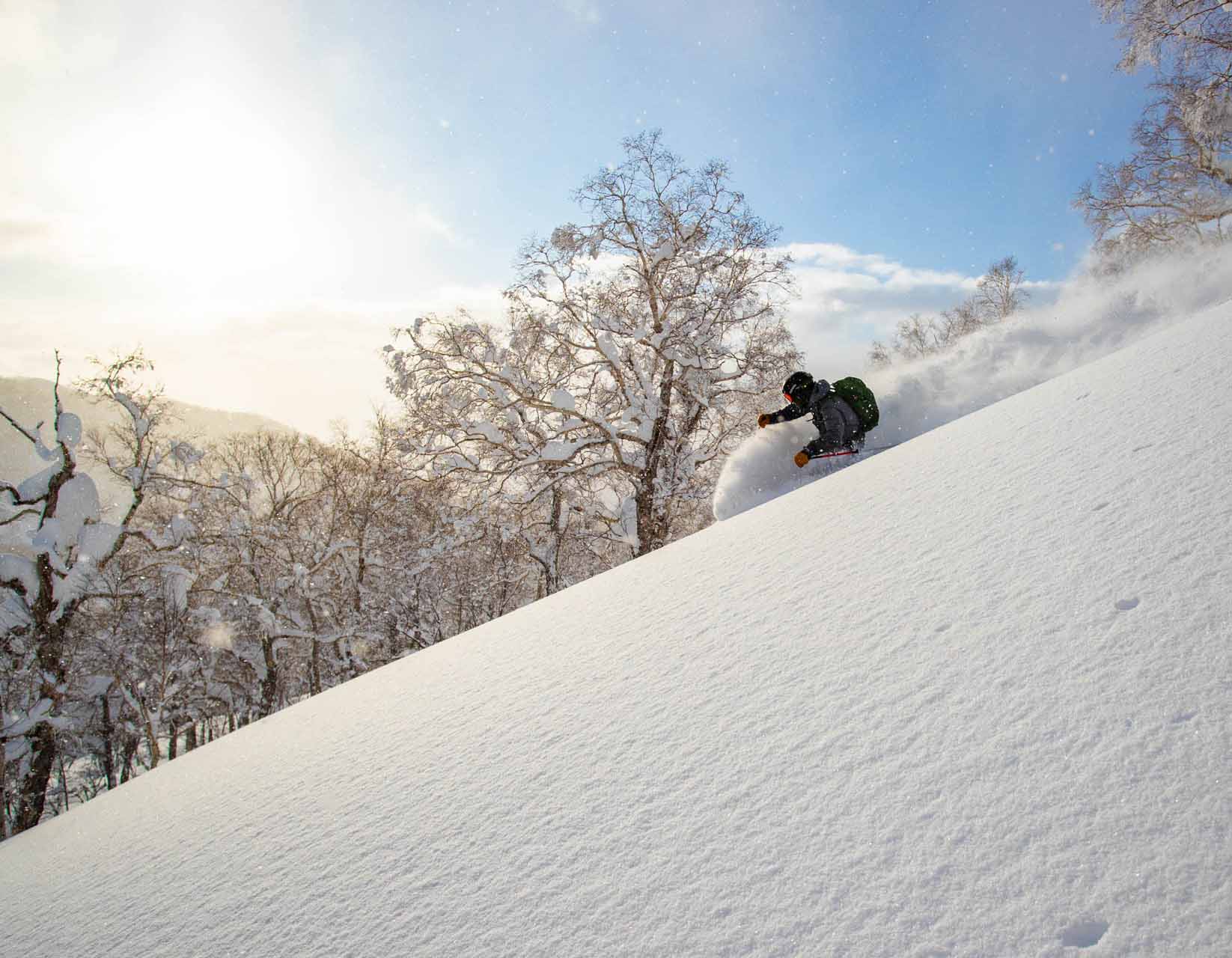 Skiing in Niseko