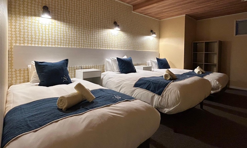 starry 8 hakuba accommodation triple bedroom