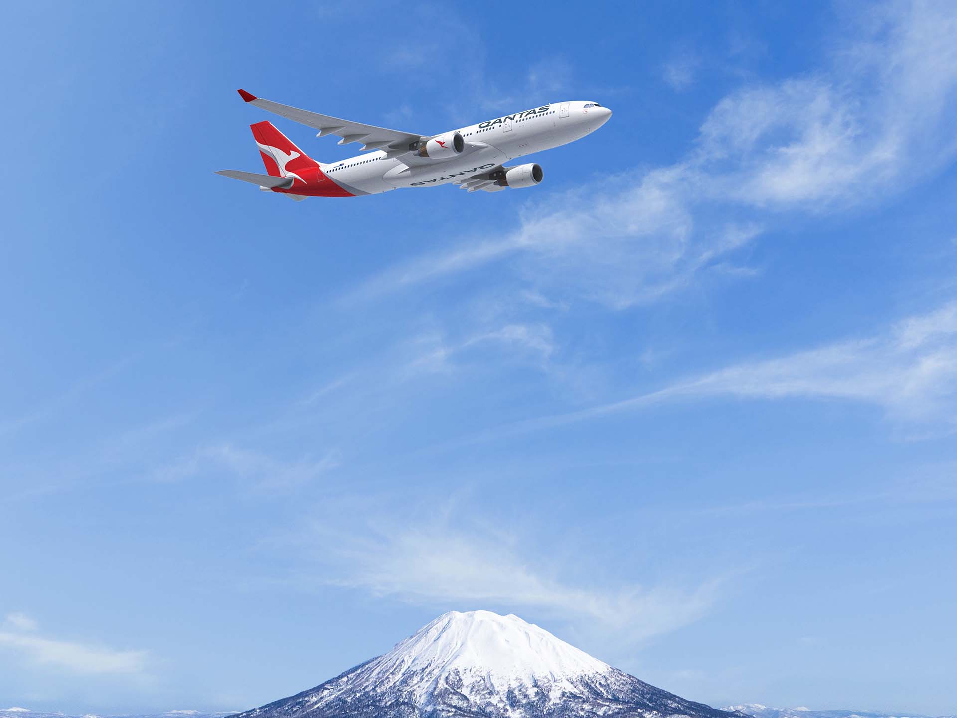 Qantas Sydney to Sapporo direct flight